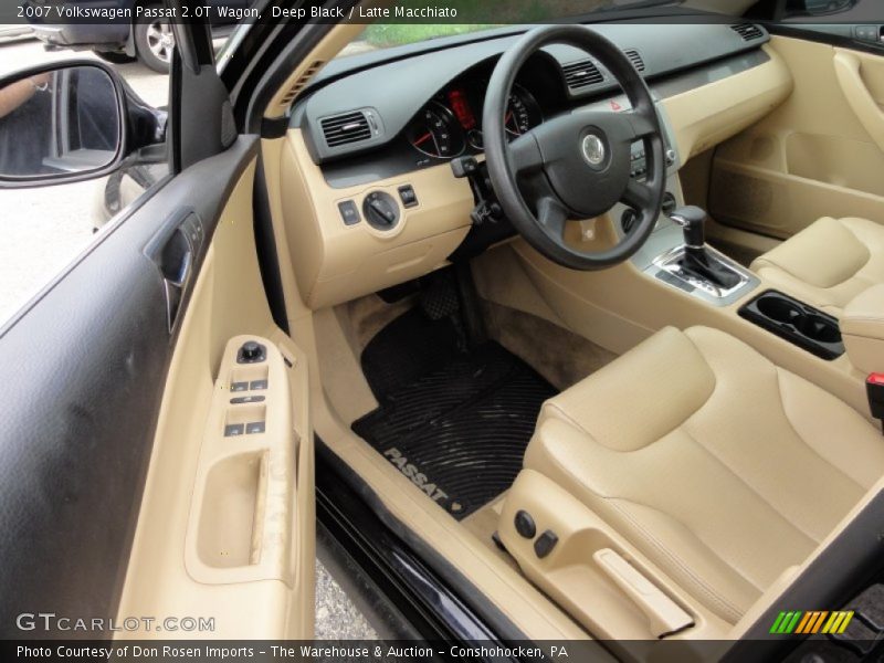 Deep Black / Latte Macchiato 2007 Volkswagen Passat 2.0T Wagon