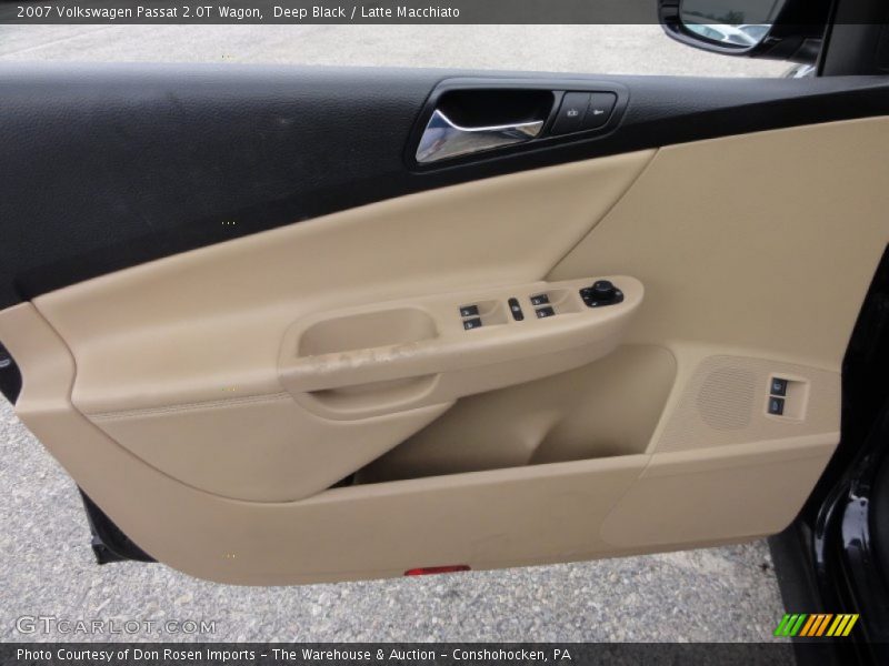 Deep Black / Latte Macchiato 2007 Volkswagen Passat 2.0T Wagon
