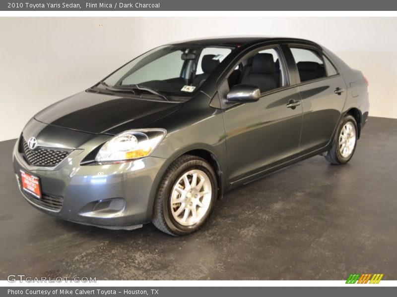 Flint Mica / Dark Charcoal 2010 Toyota Yaris Sedan