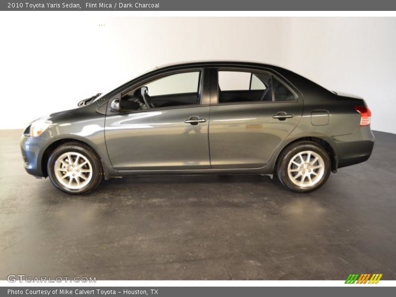 Flint Mica / Dark Charcoal 2010 Toyota Yaris Sedan