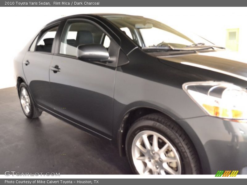 Flint Mica / Dark Charcoal 2010 Toyota Yaris Sedan
