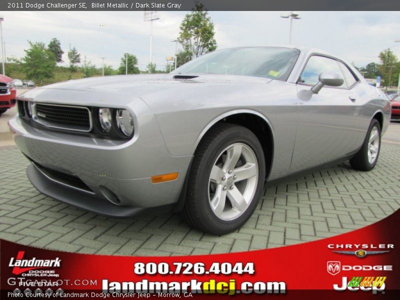 Billet Metallic / Dark Slate Gray 2011 Dodge Challenger SE