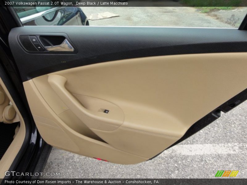 Deep Black / Latte Macchiato 2007 Volkswagen Passat 2.0T Wagon