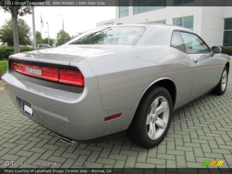 Billet Metallic / Dark Slate Gray 2011 Dodge Challenger SE