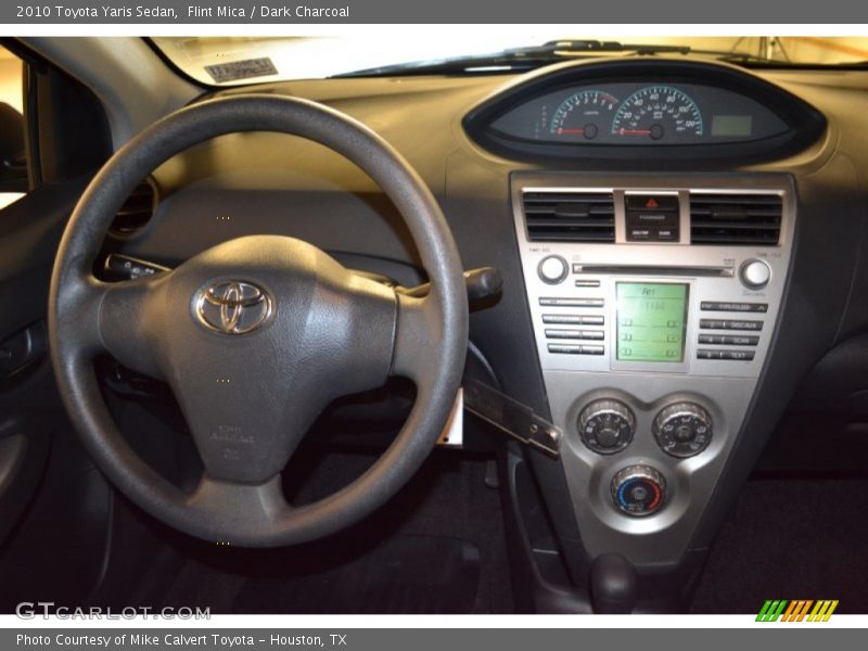 Flint Mica / Dark Charcoal 2010 Toyota Yaris Sedan