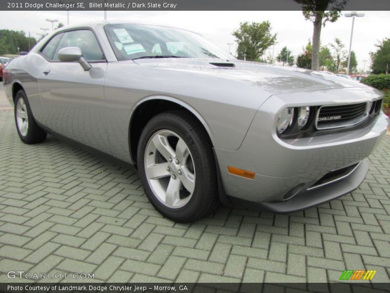 Billet Metallic / Dark Slate Gray 2011 Dodge Challenger SE