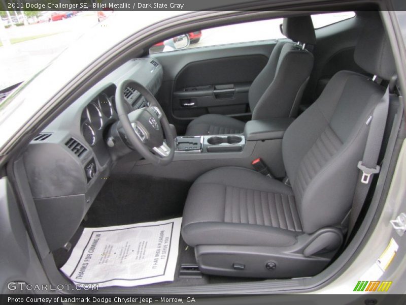Billet Metallic / Dark Slate Gray 2011 Dodge Challenger SE