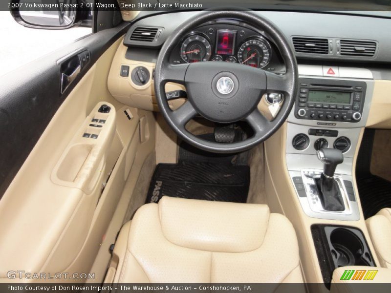 Deep Black / Latte Macchiato 2007 Volkswagen Passat 2.0T Wagon