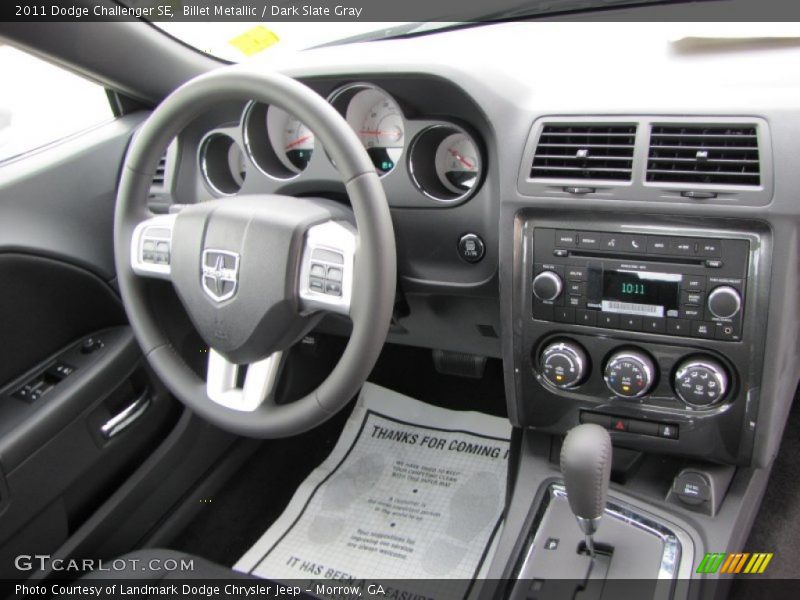 Billet Metallic / Dark Slate Gray 2011 Dodge Challenger SE