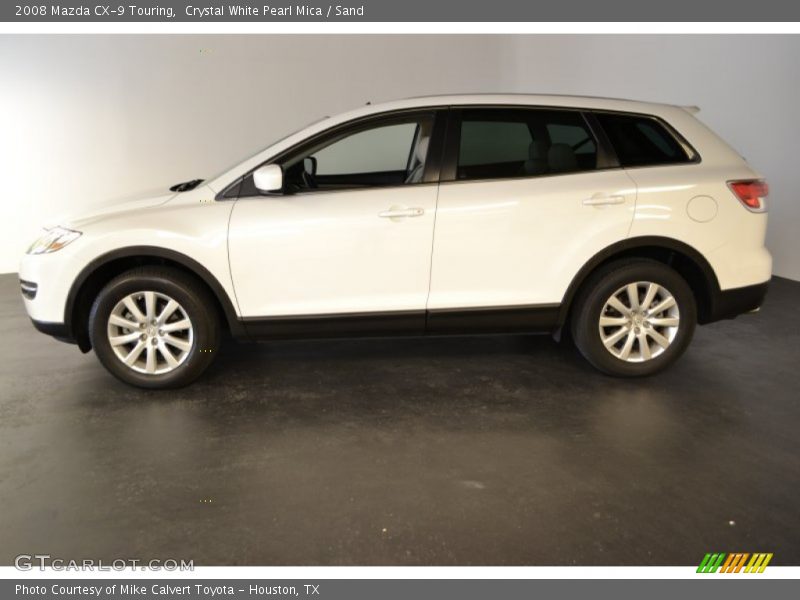 Crystal White Pearl Mica / Sand 2008 Mazda CX-9 Touring