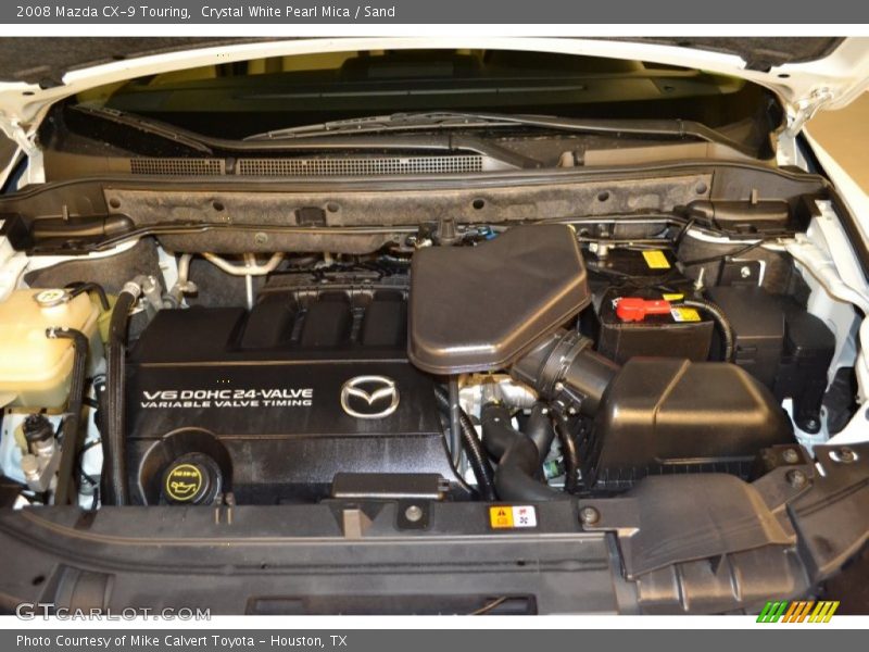 Crystal White Pearl Mica / Sand 2008 Mazda CX-9 Touring