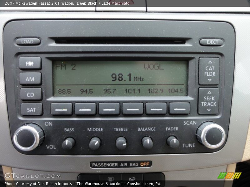 Deep Black / Latte Macchiato 2007 Volkswagen Passat 2.0T Wagon