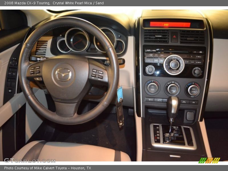 Crystal White Pearl Mica / Sand 2008 Mazda CX-9 Touring