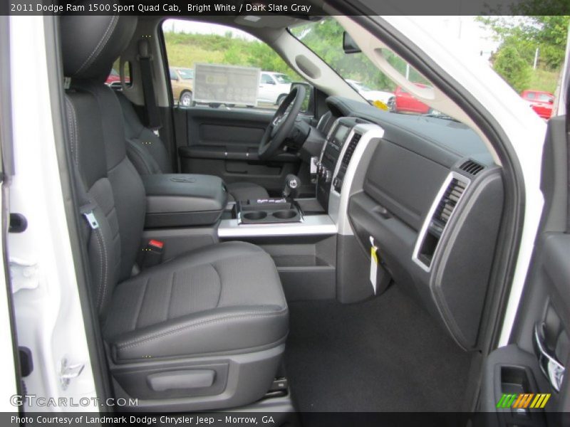 Bright White / Dark Slate Gray 2011 Dodge Ram 1500 Sport Quad Cab