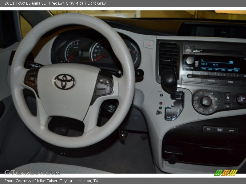 Predawn Gray Mica / Light Gray 2011 Toyota Sienna LE