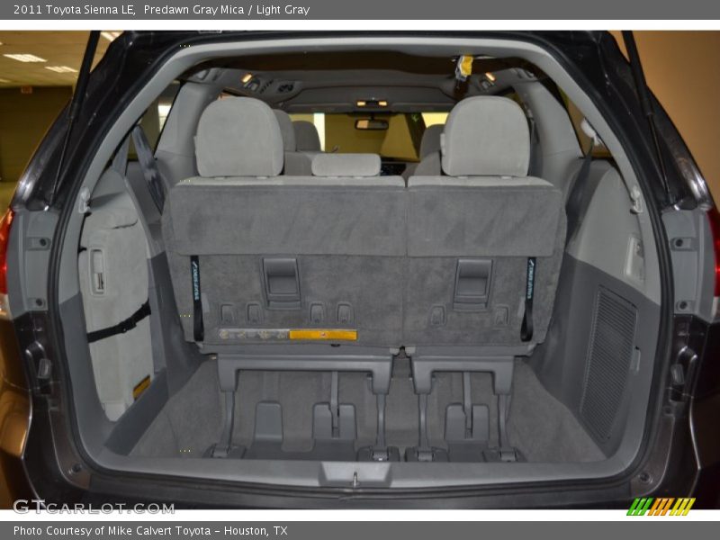 Predawn Gray Mica / Light Gray 2011 Toyota Sienna LE