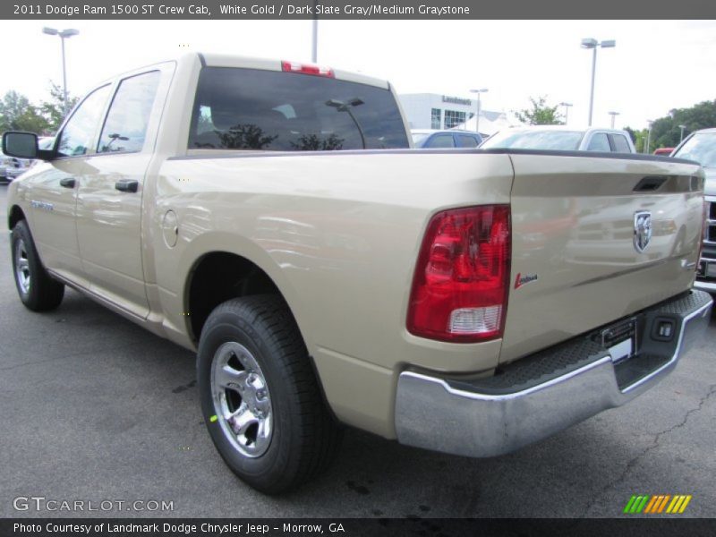 White Gold / Dark Slate Gray/Medium Graystone 2011 Dodge Ram 1500 ST Crew Cab