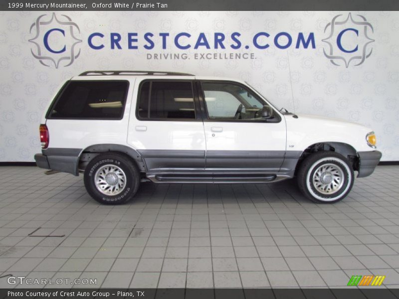 Oxford White / Prairie Tan 1999 Mercury Mountaineer