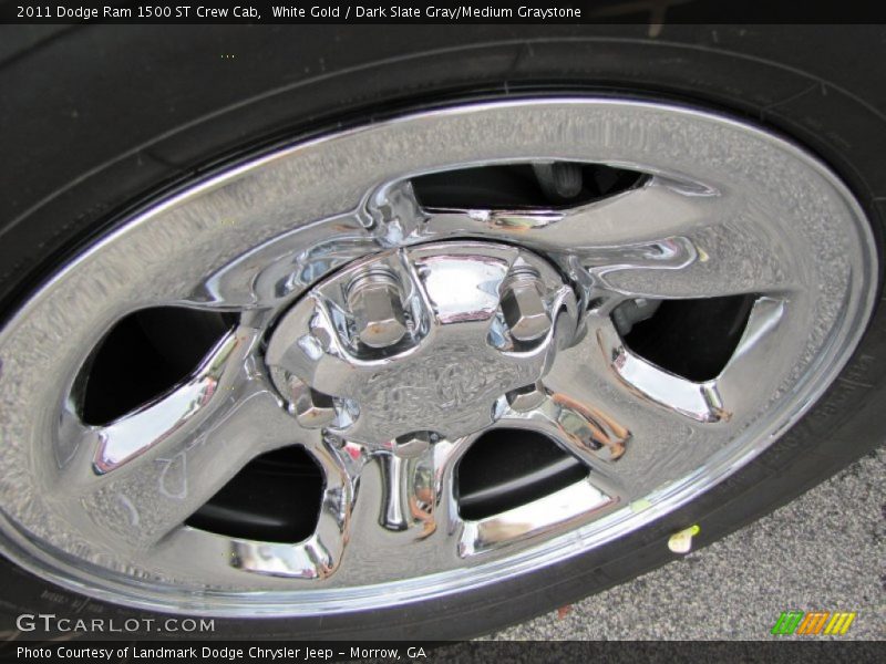 White Gold / Dark Slate Gray/Medium Graystone 2011 Dodge Ram 1500 ST Crew Cab