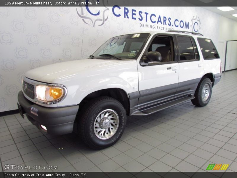 Oxford White / Prairie Tan 1999 Mercury Mountaineer