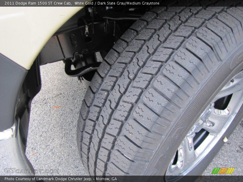White Gold / Dark Slate Gray/Medium Graystone 2011 Dodge Ram 1500 ST Crew Cab