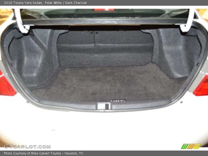 Polar White / Dark Charcoal 2010 Toyota Yaris Sedan