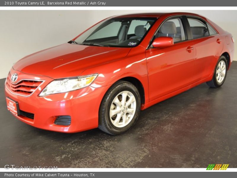 Barcelona Red Metallic / Ash Gray 2010 Toyota Camry LE
