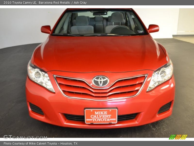 Barcelona Red Metallic / Ash Gray 2010 Toyota Camry LE