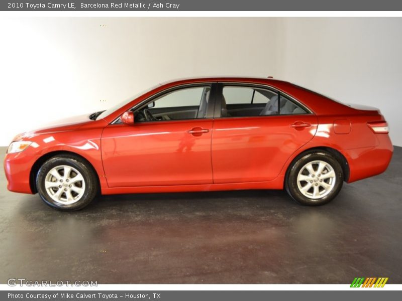 Barcelona Red Metallic / Ash Gray 2010 Toyota Camry LE