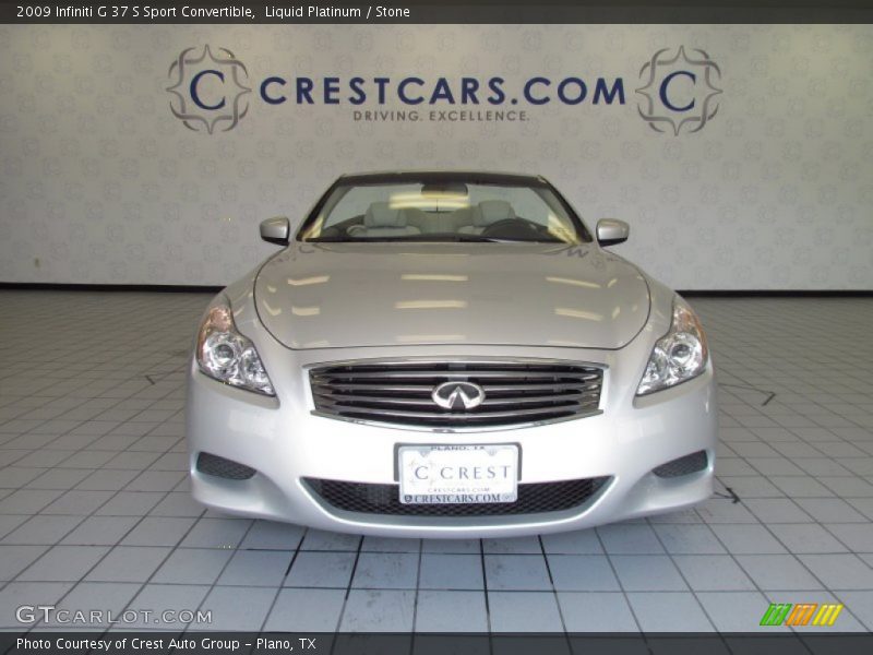 Liquid Platinum / Stone 2009 Infiniti G 37 S Sport Convertible