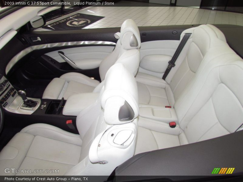  2009 G 37 S Sport Convertible Stone Interior