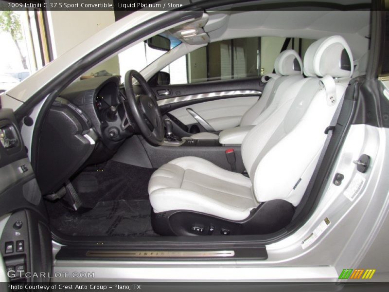 2009 G 37 S Sport Convertible Stone Interior