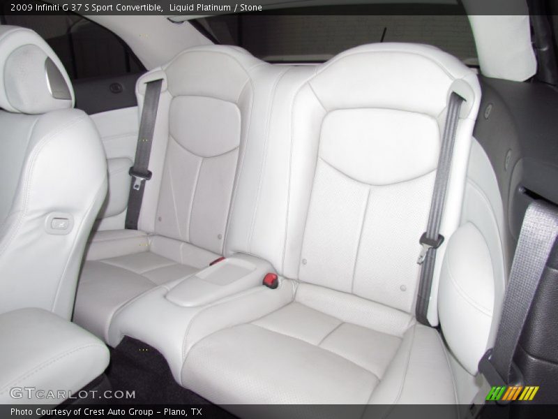 Liquid Platinum / Stone 2009 Infiniti G 37 S Sport Convertible