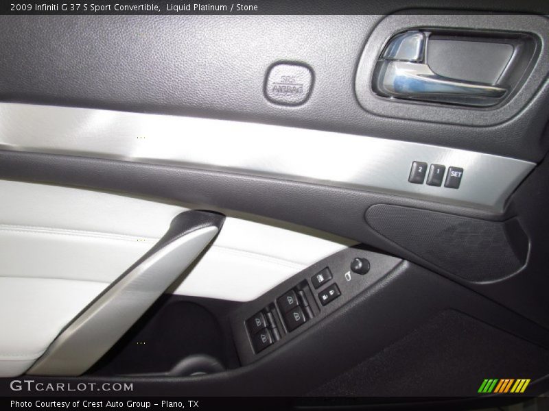 Liquid Platinum / Stone 2009 Infiniti G 37 S Sport Convertible