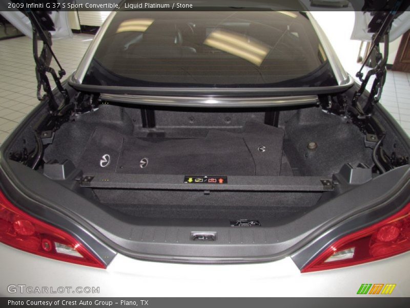 Liquid Platinum / Stone 2009 Infiniti G 37 S Sport Convertible