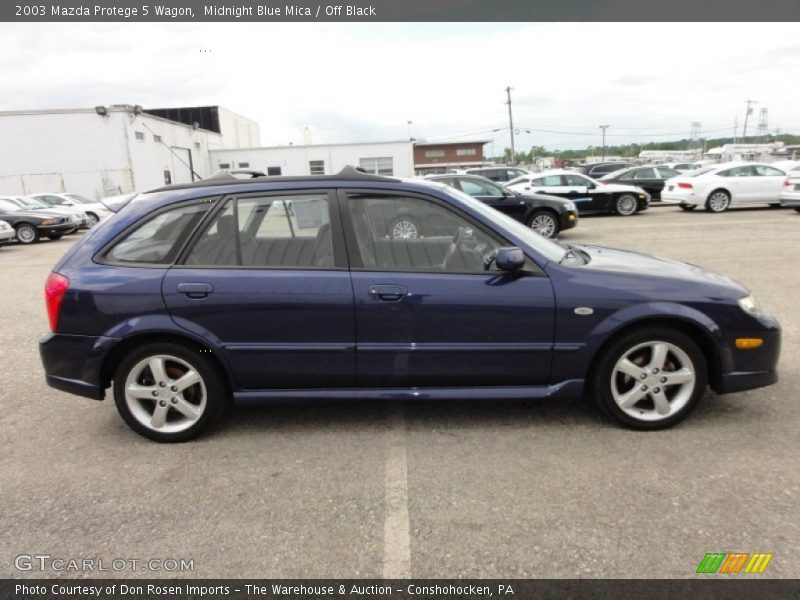 Midnight Blue Mica / Off Black 2003 Mazda Protege 5 Wagon