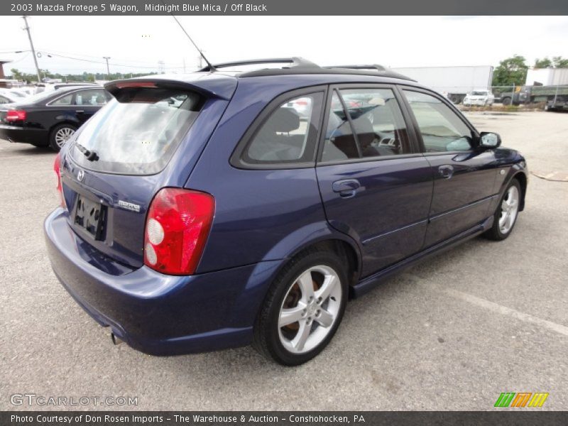 Midnight Blue Mica / Off Black 2003 Mazda Protege 5 Wagon