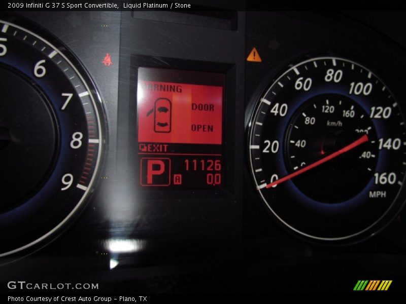 Liquid Platinum / Stone 2009 Infiniti G 37 S Sport Convertible