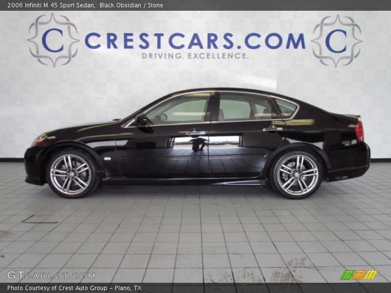 Black Obsidian / Stone 2006 Infiniti M 45 Sport Sedan