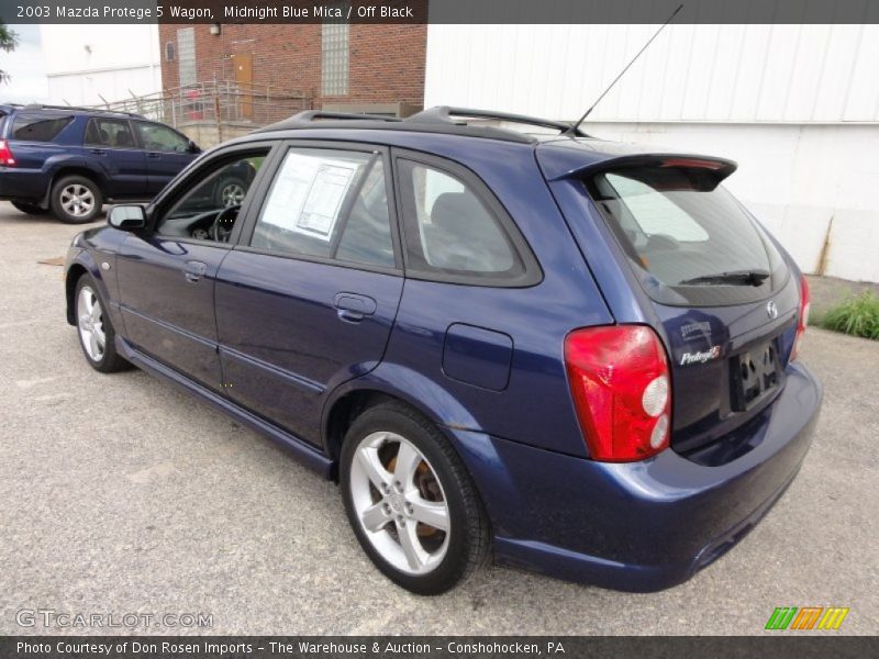 Midnight Blue Mica / Off Black 2003 Mazda Protege 5 Wagon