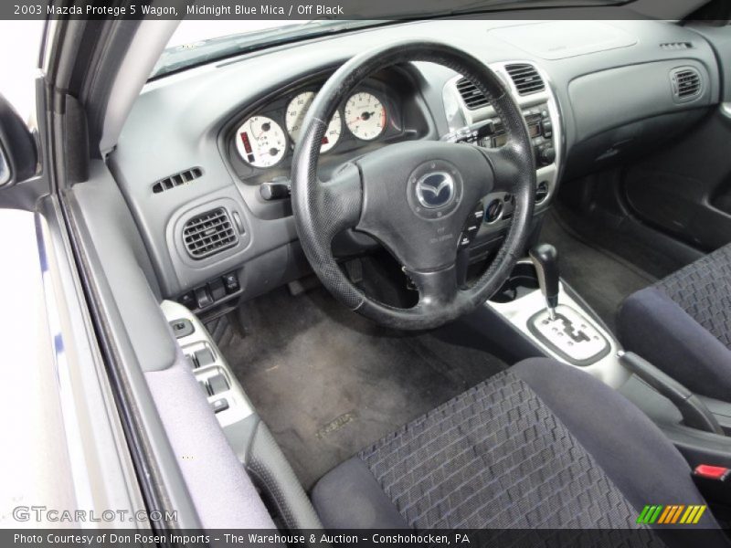  2003 Protege 5 Wagon Off Black Interior