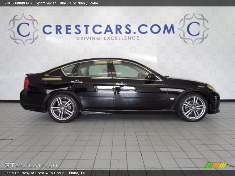 Black Obsidian / Stone 2006 Infiniti M 45 Sport Sedan