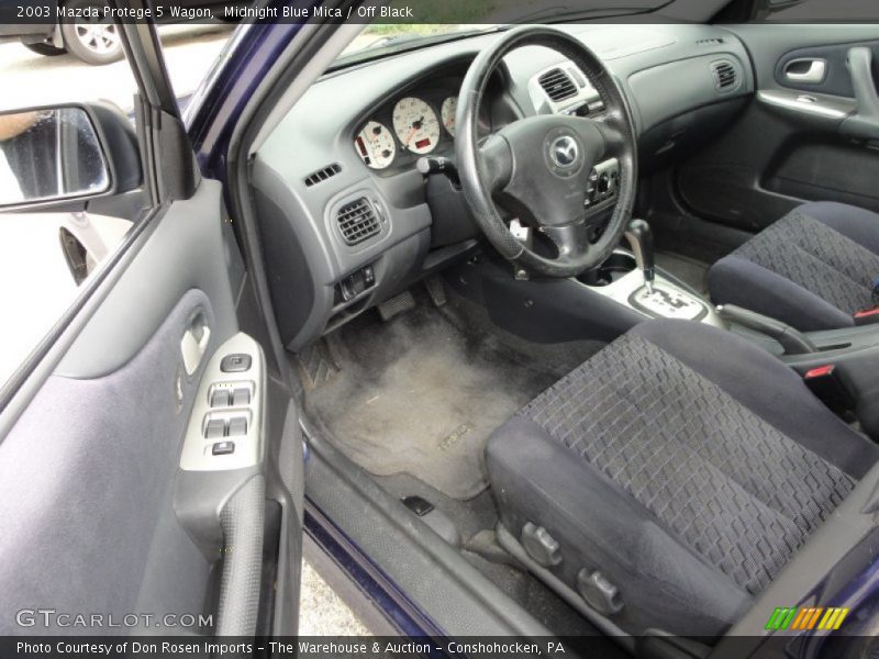  2003 Protege 5 Wagon Off Black Interior