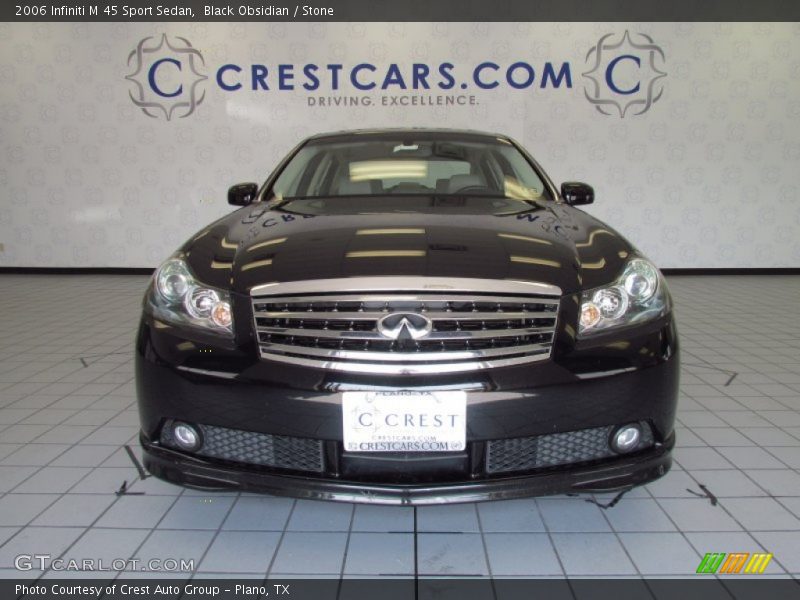 Black Obsidian / Stone 2006 Infiniti M 45 Sport Sedan
