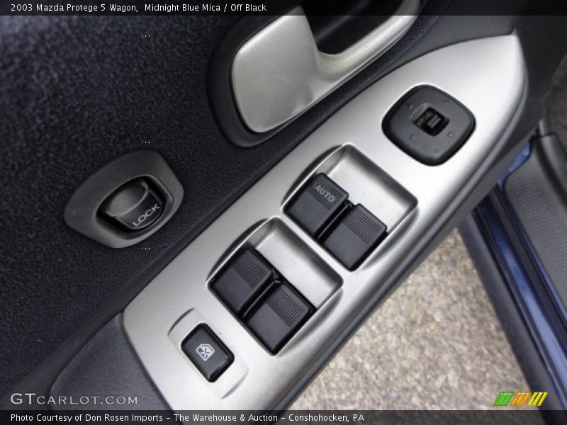 Midnight Blue Mica / Off Black 2003 Mazda Protege 5 Wagon