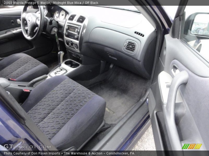 Midnight Blue Mica / Off Black 2003 Mazda Protege 5 Wagon