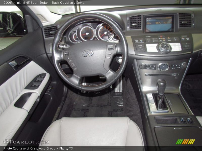 Black Obsidian / Stone 2006 Infiniti M 45 Sport Sedan