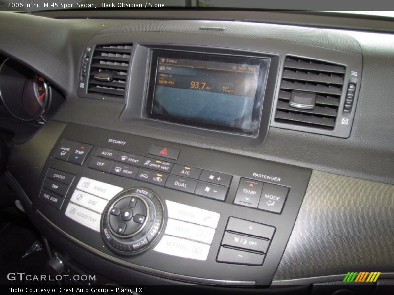 Black Obsidian / Stone 2006 Infiniti M 45 Sport Sedan