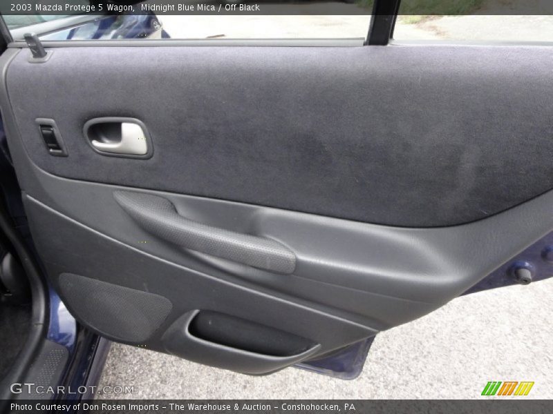Midnight Blue Mica / Off Black 2003 Mazda Protege 5 Wagon