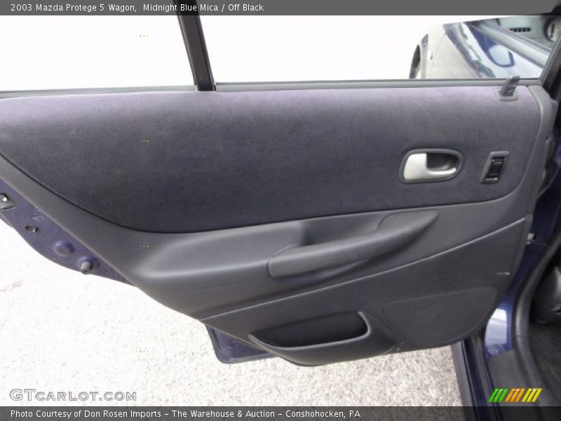 Midnight Blue Mica / Off Black 2003 Mazda Protege 5 Wagon
